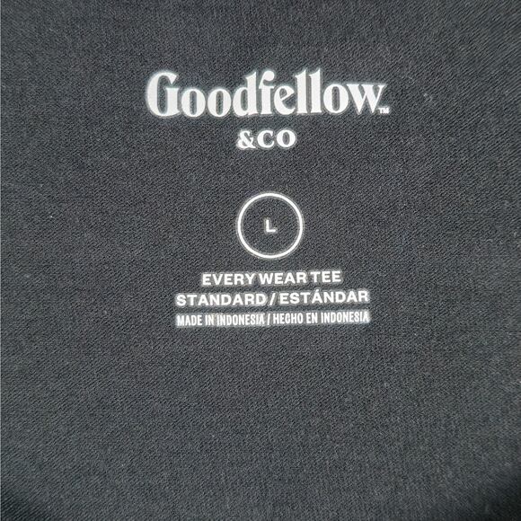 Goodfellow Shirt Size Large Black Tee - Picture 9 of 14